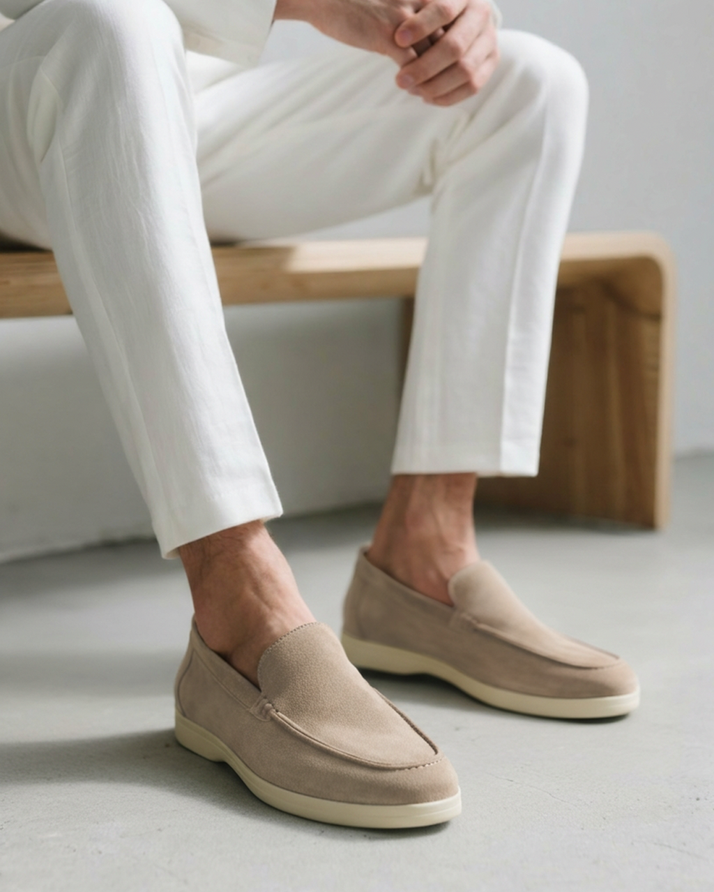 Men’s Old Money Suede Loafers
